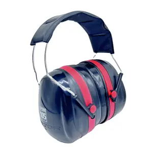 H10A 105 pelindung keselamatan Noise Cancelling dapat dipakai ulang dapat disesuaikan kedap suara pelindung Over-the-Head Earmuff