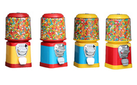 Mini distributeur/distributeur automatique de bonbons à pièces pour collations et gommes avec système de paiement par pièces et jetons