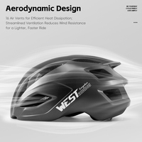 Casque de vélo magnétique intégré WEST BIKING, casque de sport aérodynamique pour route et VTT, casque de cyclisme pour adultes, vente en gros de casques de vélo
