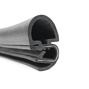 Aanpasbare EPDM/rubberen autodeurdichting met zijdelingse flexibele PVC-randafwerking voor boten, auto's, campers, vrachtwagens, zwart - Product Image 1