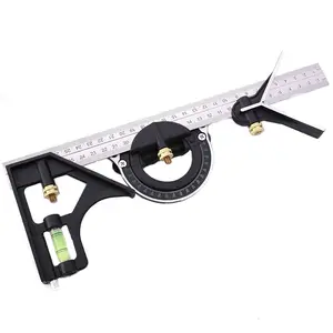 30cm Level Measure Measuring Set Adjustable sliding combination Square Square Ruler