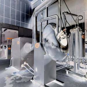 Boom <strong>Chocolate</strong> <strong>Covering</strong> Machine for Almonds <strong>Peanuts</strong> Automated Powder Coating Machine Anti-Corrosion Energy Saving - Product Image 4