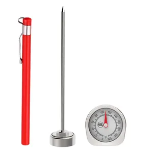 Instant Read Dial Tasche Thermometer Lebensmittel kochen Edelstahl Fleisch thermometer