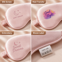 Masque pour les yeux en soie de mûrier de qualité 6A de 16 mm, respirant, doux pour la peau, masque de sommeil pour toutes les saisons, pour la sieste au bureau, les voyages