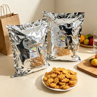 Longxiaoya Spicy Kosher Sans graisses trans 2,5 kg Croustilles de riz instantanées Texture semi-molle Prêtes à consommer Sachet de snacks céréaliers