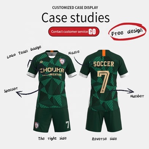Divise da Calcio Personalizzate con Sublimazione, Set di Maglie per Squadre e Club, <span class=keywords><strong>Kit</strong></span> Calcistico per Uomo - Product Image 4
