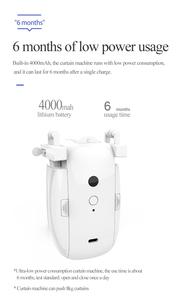 Moderno 3-en-1 Smart Home Tuya WIFI Control remoto inalámbrico Motor de cortina automático eléctrico Robot inteligente abridor - Product Image 3