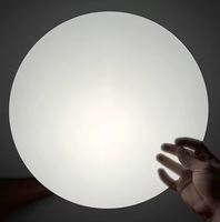 Panneau diffuseur optique PP en blanc laiteux - Feuille de lumière en polypropylène givré pour un éclairage LED doux et des boîtes à lumière
