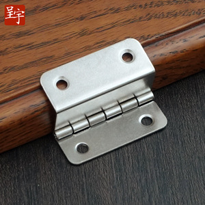 Bisagra para Muebles Chengyu de 41 mm, Plegable en Tres Partes, Cuatro Orificios, Superficie Plateada, Montaje en Superficie, Diseño Minimalista y Duradero - Product Image 1