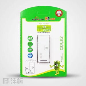 Rocketek FB-360 เครื่องอ่านการ์ด SD/TF 2 in 1 แบบ USB ความเร็วสูง สำหรับโทรศัพท์มือถือ - Product Image 1