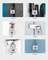 Mini cadenas intelligent sans clé à empreinte digitale pour armoire, boîte, porte de maison, salle de sport, bagages de voyage, valise extérieure, support OEM