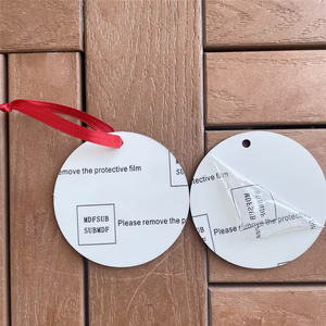 Ornements <span class=keywords><strong>de</strong></span> Noël en MDF faits à la main <span class=keywords><strong>de</strong></span> haute qualité, échantillon <span class=keywords><strong>gratuit</strong></span>, sublimation MDF, revêtement simple face, DIY vierge - Product Image 3