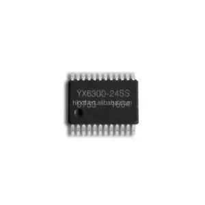 Componentes eletrônicos YX6300-24SS yx6300 decódigo mp3 chip ic SSOP-24 novo circuito original intergrado