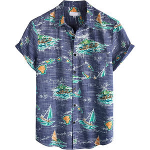 <span class=keywords><strong>Camicia</strong></span> Floreale da <span class=keywords><strong>Uomo</strong></span> in <span class=keywords><strong>Lino</strong></span> <span class=keywords><strong>100</strong></span>% Cotone Taglia USA Personalizzata con Bottoni Completi Stile Hawaiano - Product Image 5