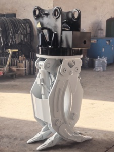 Pinces de construction en gros de qualité fiable accessoires de foresterie d'excavatrice-noyau de pinces <span class=keywords><strong>à</strong></span> bûches hydrauliques rotatives <span class=keywords><strong>à</strong></span> bois - Product Image 4