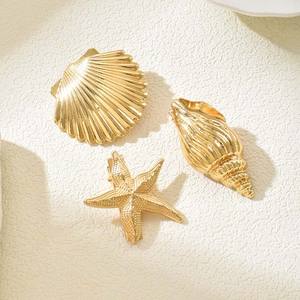 Horquillas <span class=keywords><strong>de</strong></span> Aleación al por Mayor, Pinza <span class=keywords><strong>de</strong></span> Pico <span class=keywords><strong>de</strong></span> Pato Estilo Océano, Diseño <span class=keywords><strong>de</strong></span> Estrella <span class=keywords><strong>de</strong></span> Mar, Sensación <span class=keywords><strong>de</strong></span> Alta Gama, Accesorio <span class=keywords><strong>para</strong></span> <span class=keywords><strong>el</strong></span> Cabello con Forma <span class=keywords><strong>de</strong></span> Concha - Product Image 4