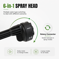 Alat Pencuci Tekanan Tinggi Tanpa Kabel 21V, Portable, dengan Nozzle 6-in-1, Foam Cannon, Baterai Isi Ulang, 10 Bar