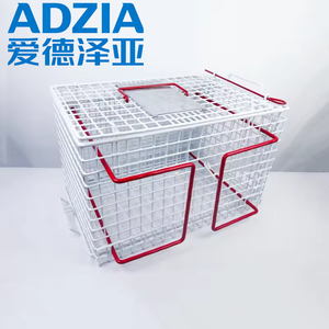 <span class=keywords><strong>Cage</strong></span> de transport pour animaux de compagnie ADZIA en métal solide avec dispositif de retenue anti-évasion, conteneur en plastique injecté, <span class=keywords><strong>cage</strong></span> pour chat - Product Image 1