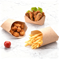 Boîtes alimentaires jetables en papier kraft personnalisées, emballage pour salades à emporter, restauration rapide