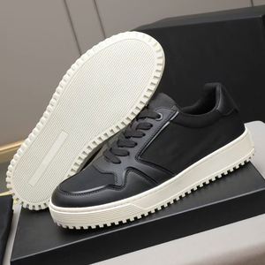 High Quality Custom Men's Casual Genuine Leather Sports Sneakers Breathable Soft Spring Fashion Trend Anti-Slip PVC Midsole - Product Image 3
