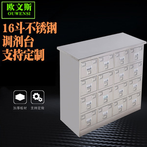 Mueble dispensador de medicamentos Xinlongfei de acero inoxidable con 16 cajones para organizadores de almacenamiento de farmacias - Product Image 4