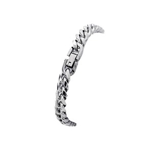 Pulsera de Cadena Cubana de Acero Inoxidable, Joyería Unisex de 8 mm de Ancho, Pulsera de Eslabones de Estilo Europeo para Hombre y Mujer, Accesorio de Moda - Product Image 5