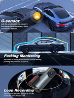 E-Too Meilleur Prix GPS WDR/HDR 4K Dashcams Avant Et Arrière Super Night Vision Car Black Box DVR 2 Channel Camera Dual Lens Dashcams