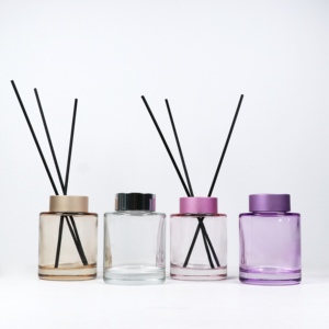 Bouteille en verre <span class=keywords><strong>Miniso</strong></span>, marque Aroma, bouteille d'aromathérapie, parfum noir vide, 100 ml, 150 ml, 200 ml, diffuseur de roseaux de luxe en verre - Product Image 4