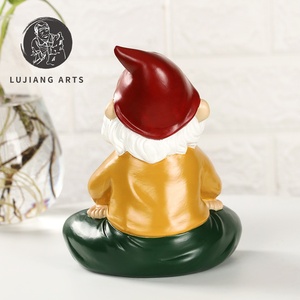6.1 pouces Gnome Tenir Colombe de Paix Statue Résine Gnome Sculpture Décoration Drô<span class=keywords><strong>le</strong></span> Gnome Tenir Colombe de Paix Figurine <span class=keywords><strong>Jardin</strong></span> Cadeau - Product Image 4