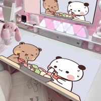 Tapis de souris gaming Boba Buddies Kawaii Bear & Panda Bubu et Dudu 900x400mm 40x45cm 25x20cm