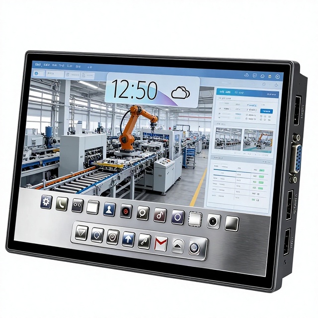 New 11.6-inch HD Industrial Grade Touch Display All-in-One Machine USB Designed for Anti-Interference Industrial Automation