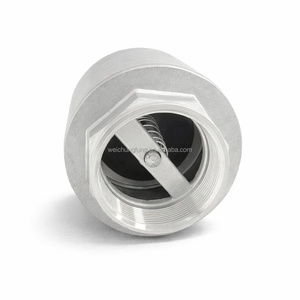 Válvula de Retención de Acero Inoxidable con Rosca NPT de 3 Pulgadas, Tipo Resorte, Prevención de Flujo Regresivo para Tuberías de Agua - Product Image 5