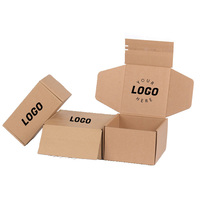 Usine personnalisé imprimé Logo Kraft boîte de papier boîte d'emballage papier ondulé réutilisable Mailer expédition carton postal