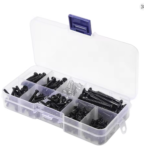 Kit de vis pour <span class=keywords><strong>guitare</strong></span> Luthier Tool 226 pièces pour montage de plaque de protection et plaque arrière, assortiment d'accessoires pour <span class=keywords><strong>guitare</strong></span> électrique - Product Image 3