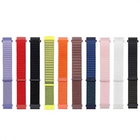 Bracelet en nylon souple ondulé pour montre, 22 mm, réglable, avec boucle, bracelet de sport Correa