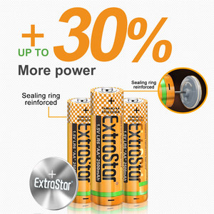 Pilas alcalinas AA, 1,5 V 2500mAh de larga duración, Eco-Safe para el hogar, la Oficina y los dispositivos electrónicos, 12PCS - Product Image 3