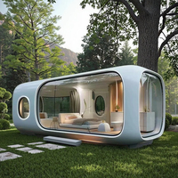 Maison conviviale personnalisée Maison moderne préfabriquée de luxe à prix compétitif Maison capsule spatiale