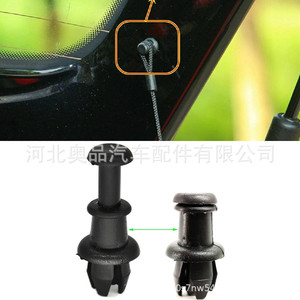 ตะขอเกี่ยวเชือกแบ่งช่องเก็บของท้ายรถ Volkswagen Audi รุ่น 1K6863447A9B9 สีดำ ทำจากพลาสติก - Product Image 4