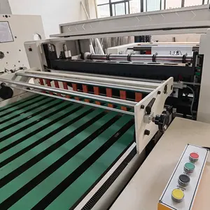 PLC And Servo Motor Control High Accuracy Automatic Paper Roll To Sheet Cross Cutting Machine