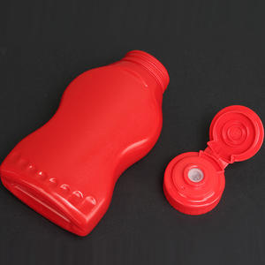 Botellas Vacías <span class=keywords><strong>de</strong></span> Plástico PP <span class=keywords><strong>de</strong></span> 250ml (8oz) <span class=keywords><strong>para</strong></span> Salsas, Color Rojo y Amarillo, con Tapa Abatible, Aptas <span class=keywords><strong>para</strong></span> Llenado en Caliente, Ideales <span class=keywords><strong>para</strong></span> Ketchup, BBQ, Chile y <span class=keywords><strong>Miel</strong></span> - Product Image 4