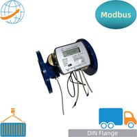 ModBus Wireless Ultrasonic Heat Meter Large District Heating Pipeline Cold Heat Consumption Equipment OEM ODM Customized