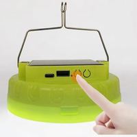 Solar-LED-Notleuchte für Outdoor-Camping IP65-Schutzklasse 3000mAh Blei-Säure-Batterie Betrieben 2 X 10W 3-4 Stunden Dimmbar