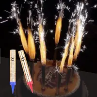 Дания CE фейерверки с днем рождения, Ледяной Фонтан, сверкающие фейерверки, свечи для торта
