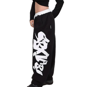 Pantalones Deportivos Casuales de Moda para Hombre y Mujer, Pantalones Deportivos de Pierna Recta, Pantalones Deportivos para Baile Urbano, Pantalones Deportivos para Gimnasio, Pantalones Casuales con Estampado - Product Image 1