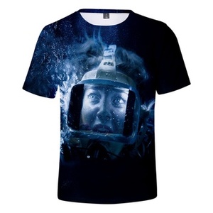 Top vente 2024 nouveau Design série TV chaude <span class=keywords><strong>47</strong></span> mètres vers le bas t-shirt en gros numérique Sublimation imprimé 3D t-shirt - Product Image 6