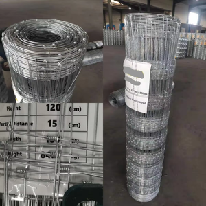 Pannello di Recinzione Moderno in Rete Metallica <span class=keywords><strong>per</strong></span> Allevamenti, Resistente e Personalizzabile, con Telaio in Ferro Zincato da 2m, Recinzione <span class=keywords><strong>per</strong></span> Campi in Metallo Laminato da 50m <span class=keywords><strong>per</strong></span> Ovini - Product Image 6