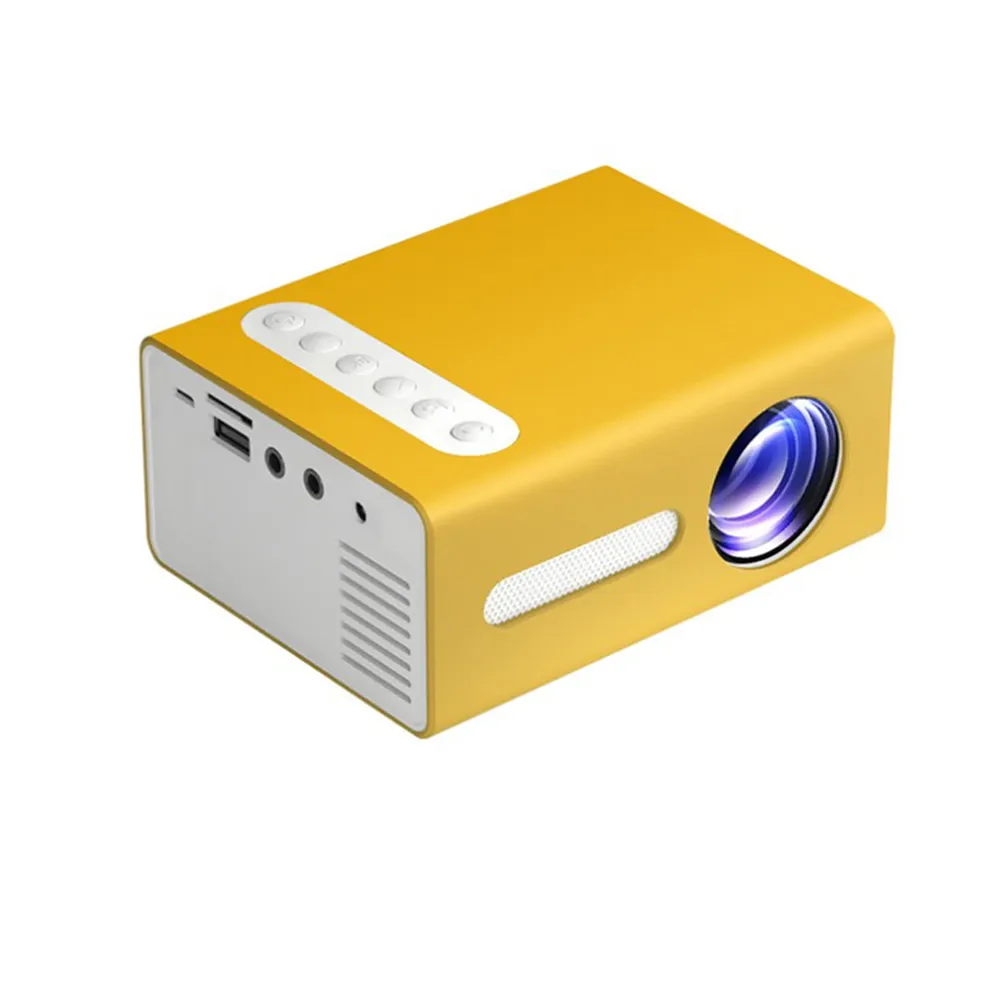 2022 Hot Sales Multimedia Hd Mini Projecteur T300 Projetor With 1080p 3d Speaker Usb Smart Pocket Cinema Video Projector