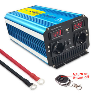 Convertisseur de puissance <span class=keywords><strong>LVYUAN</strong></span> 8000VA 4000VA DC 12V vers AC 220V 3KVA, onduleur à onde sinusoïdale pure 12V avec télécommande - Product Image 3