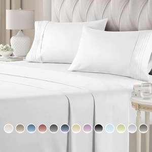 Wholesale Cheap Plant Pattern All-Season Bedding <b>Set</b> Twin <b>Full</b> Queen King Size 200 Count Microfiber <b>Bed</b> Sheet Soft Sheet - Product Image 1