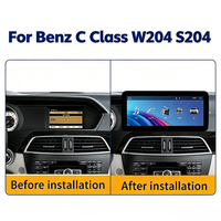 Sistema Estéreo Táctil de 10.25 Pulgadas para Mercedes-Benz Clase C W204/C204 NTG4.0 Android 14 4+64GB CarPlay/Android Auto Navegación WiFi